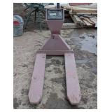 Scaled Pallet Jack - Fire Damage