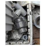 Large Crate of PVC Supplies and Valves - Pool and Irrigation Materials
