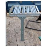 Roller Table with Bolt Down Leg, Adjustable Height