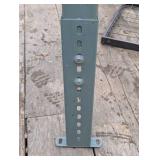 Roller Table with Bolt Down Leg, Adjustable Height