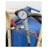 Sand Blaster Tank with Gauge and Cart