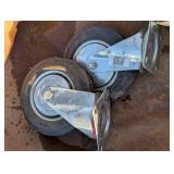 Pair of Heavy Duty Swivel Casters - 200/50-100