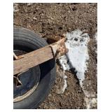 Metal Wheelbarrow - with Wood handles