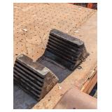 Pair of Wheel Chocks - Rubber