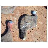 Four amazing Plastic/Rubber Turkey Decoys
