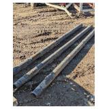 Three 10 Foot x 4 Inch Piping - Insert into Each Other