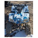 Kids Battery Operated Four Wheeler - Runs - Needs carb Cleaning