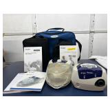 MSRP $2,400 RESMED S8 COMPACT CPAP MACHINE – HUMIDAIRE 3i HEATED HUMIDIFIER – PROFESSIONAL SLEEP THERAPY DEVICE W/CARRY CASE, MANUALS & POWER SUPPLY – LIKE NEW WORKING CONDITION – NO MASK 