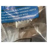 H - Jimmy Dean Maple Sausage Sandwich 2.55 oz (Lot of 50)