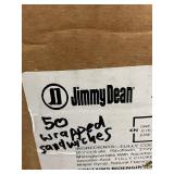 H - Jimmy Dean Maple Sausage Sandwich 2.55 oz (Lot of 50)