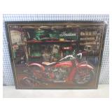 (EC1) Indian Motorcycle Tin Sign 16...