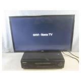 (A-1) 24" Onn Roku LED TV and Sharp...
