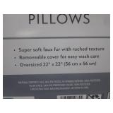 (EW5) 2-Pack of Faux Fur Decorative...