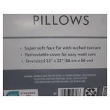 (EW6) 2-Pack of Faux Fur Decorative...