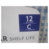 (FS) 12-Pack of C Batteries Exp. 12...