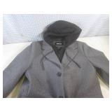 (BR1) DKNY Long Coat with Removable...