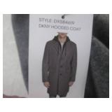 (BR1) DKNY Long Coat with Removable...