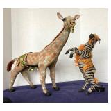 Vergie Lightfoot for Bethany Lowe Circus Giraffe + Zebra