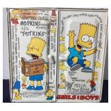 Bart Simpson Decoupage Cabinet by Local Artist