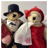 Group of 5 Very Important Bear Co. Plush Bears