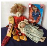Group of 4 Modern Dolls
