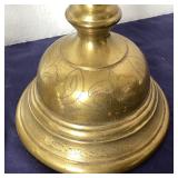 Pair of  Victorian Brass Candlesticks + Pair of Vintage French Candlesticks