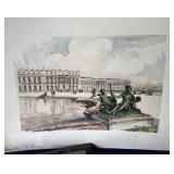 Group of Unframed Architectural Prints and Drawings