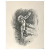 Group of Unframed Harrison Fisher Bookplates from "Hiawatha"