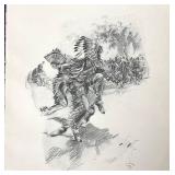 Group of Unframed Harrison Fisher Bookplates from "Hiawatha"