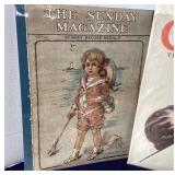 Group of Frameable Vintage Magazine Covers and Bookplates