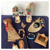 Group of Vintage Native American Collectibles