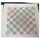 Group of Unframed Modern Geometric Prints by Mary Mortenson