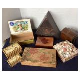 Large Group of Assorted Vintage Boxes