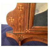 Antique Inlaid Tabletop Photo Frame