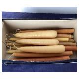 Group of 17 Hand Dipped Beeswax Candles