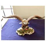 Pair of Ceramic Bald Eagle Sculptures #1