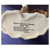 Pair of Ceramic Bald Eagle Sculptures #1