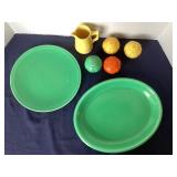 Mixed Group of Colorful Vintage Ceramics