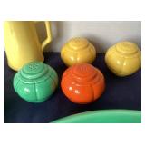 Mixed Group of Colorful Vintage Ceramics
