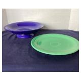 Pair of Fiestaware Service Pieces
