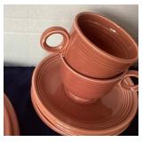 Group of Rose Fiestaware