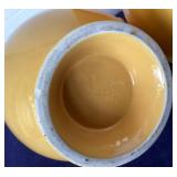 Yellow Harlequin Ball Pitcher + Yellow Fiestaware Carafe