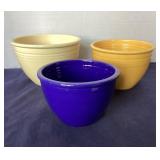 Graduated Trio of Fiestaware Bowls