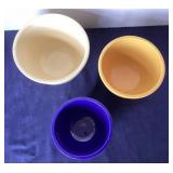 Graduated Trio of Fiestaware Bowls