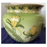 Spectacular Antique Royal Doulton "Lily" Jardiniere