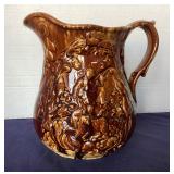 Antique Rockingham / Bennington Pitcher