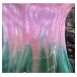 Vintage Majolica Glaze Jardiniere and Pedestal