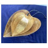 Pair of Michael Aram Pierced Leaf Bowls