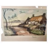 Group of Vintage European Watercolors and Aquatints