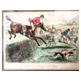 Group of 4 Vintage Hunting Prints